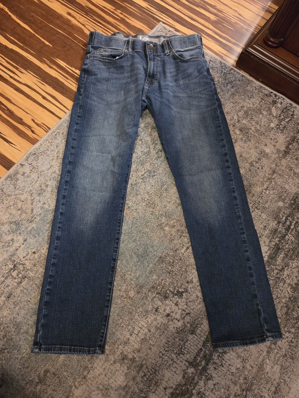 Lee Men's Active Stretch Slim Straight Jeans – 34x32